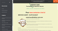 Desktop Screenshot of habitat-sain.fr